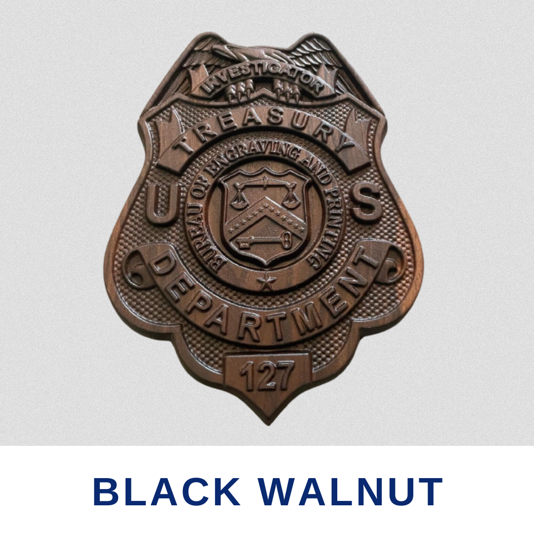 Treasury Black Walnut Shield
